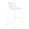 Monarch Specialties Office Chair, Bar Height, Standing, Computer Desk, Work, Pu Leather Look, Metal, White, Contemporary I 7750 - alternate 6